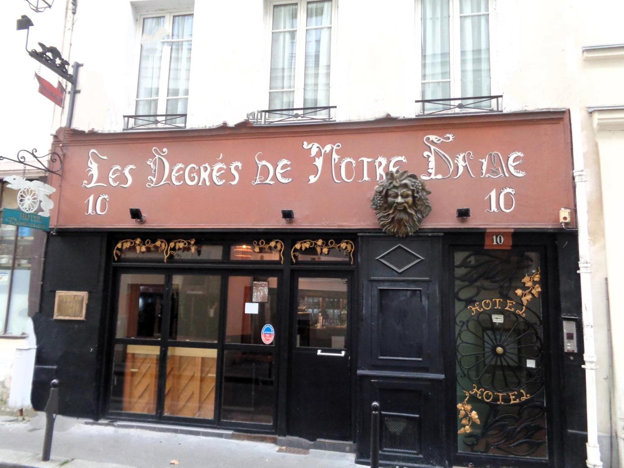 Hotel Les Degres De Notre Dame Париж Экстерьер фото